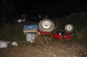 Kocaeli’de feci kaza, evlerine 50 metre kala traktör devrildi: 1 ölü, 3 yaralı
