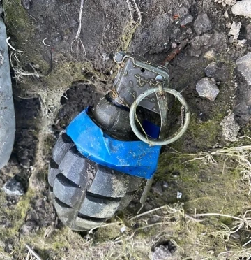 Kocaeli’de patlamamış el bombası bulundu
