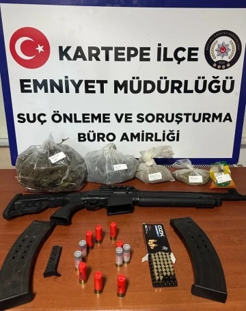 Kocaeli’de şüphelinin evine yapılan baskında uyuşturucu ele geçirildi
