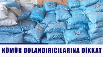 Kömür dolandırıcılarına dikkat