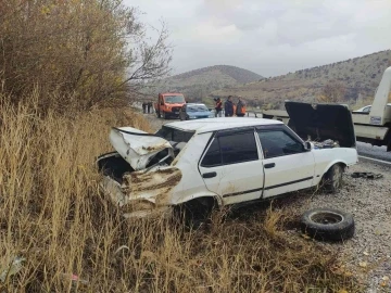 Kontrolden çıkan otomobil kaza yaptı: 1 yaralı
