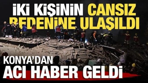 Konya'da çöken binadan acı haber: 2 kişi hayatını kaybetti! Bakan Yerlikaya'dan açıklama!