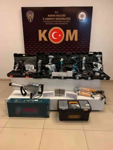 Konya’da gümrük kaçağı elektronik eşya ele geçirildi
