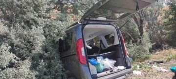 Konya’da hafif ticari araç ağaçlara çarptı: 4 yaralı
