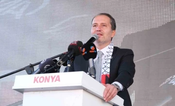 Konya’da ‘Özgür Filistin’ mitingi düzenlendi
