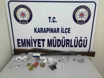 Konya’da silah ve uyuşturucu operasyonu
