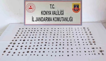 Konya’da tarihi eser kaçakçılığına jandarmadan operasyon
