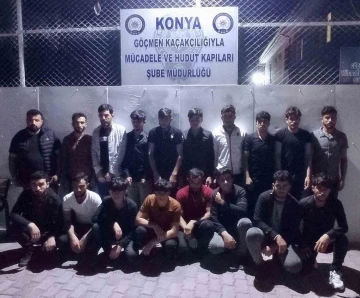 Konya Emniyetinden göçmen kaçakçılarına operasyon
