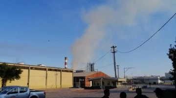 Konya'da bir şeker fabrikasında yangın çıktı