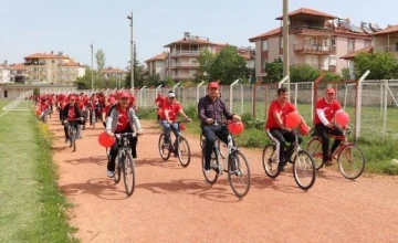 Korkuteli'de bisiklet turu