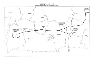 Köşk - Ödemiş Karayolu projesi Resmi Gazete’de yayınlandı