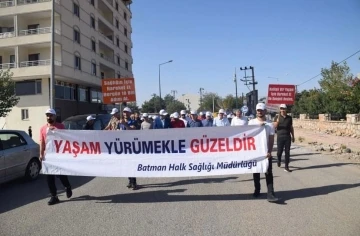 Kozluk’ta &quot;Dünya Yürüyüş Günü&quot; etkinliği düzenlendi
