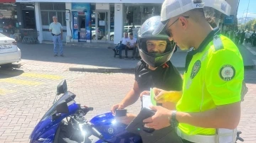 Kula’da motosikletlere özel denetim; 65 bin TL ceza yazıldı
