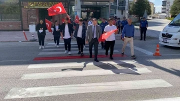 Kulu’da &quot;Yayalara Öncelik Duruşu, Hayata Saygı Duruşu&quot; etkinliği
