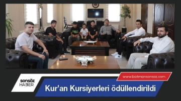 Kur’an Kursiyerleri ödüllendirildi