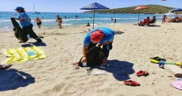 Kuşadası’nda 9 günlük bayram tatilinde plajlardan 3500 ton atık toplandı