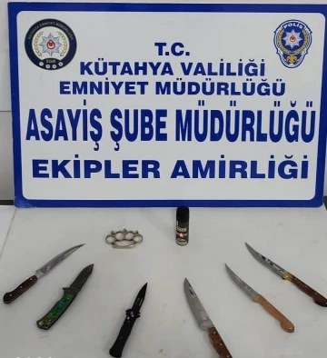 Kütahya’da polisin “Dar Bölge” uygulaması
