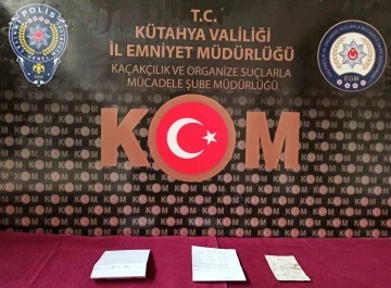 Kütahya’da tefeci operasyonu: 4 gözaltı
