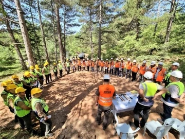 Kütahya’da Üretim çalışmaları ve iş güvenliği tatbikatı
