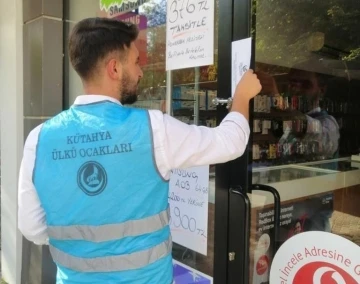 Kütahya Ülkü Ocakları’ndan esnaflara siftah parası ve Ahilik duası dağıtıldı
