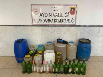 Kuyucak’ta 300 litre kaçak şarap ele geçirildi
