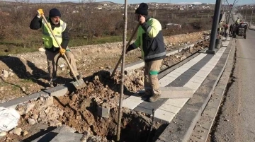 Kuzey kuşak yolunda çevre düzenleme çalışmaları
