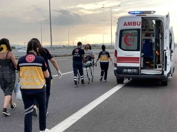 Kuzey Marmara Otoyolu’nda tır ile ticari araç çarpıştı: 7 yaralı
