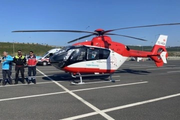 Kuzey Marmara'ya helikopter indi, gören dönüp bir daha baktı