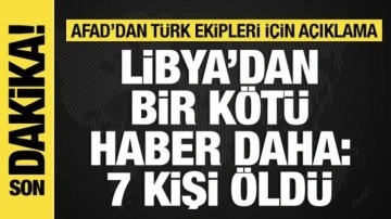 Libya’da uluslararası kurtarma ekibi trafik kazası geçirdi: 7 ölü