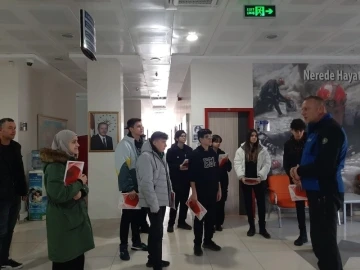 Lise öğrencileri AFAD’ı tanıdı
