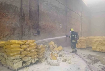 Lostik deposunda çıkan yangın söndürüldü
