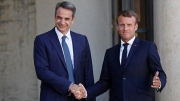 Macron ile görüşen Miçotakis'ten skandal ifadeler: Gece değil, gündüz gözü gelin!