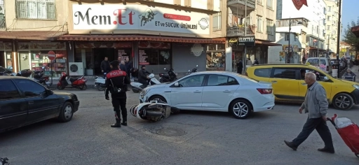 Maddi hasarlı trafik kazası