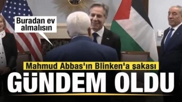 Mahmud Abbas'la ABD'li Blinken'in şakalaşması gündem oldu