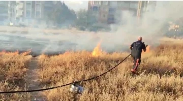 Malatya’da ot yangını
