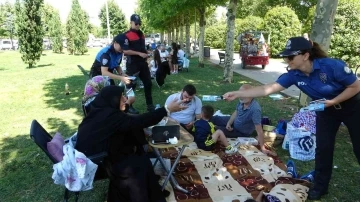 Maltepe’de polis ekiplerinden sahil ve ormanlık alanda mangal denetimi
