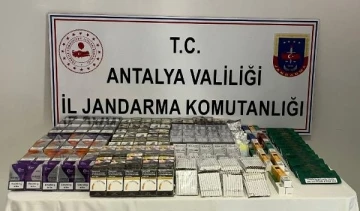 Manavgat'ta kaçak sigara operasyonu