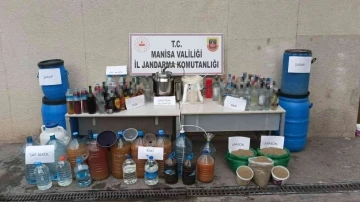 Manisa’da 1 ton kaçak içki ele geçirildi
