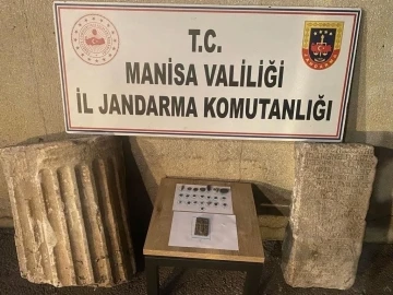 Manisa’da tarihi eser operasyonu
