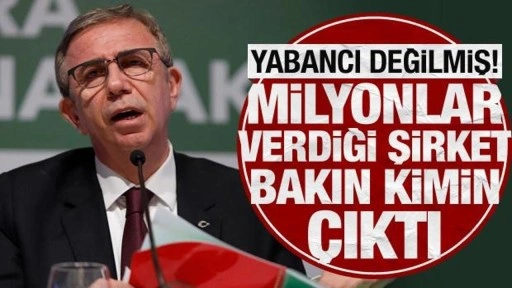 Mansur Yavaş'ın milyonlar verdiği şirket bakın kimin çıktı!