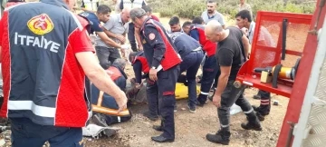 Mardin’de akaryakıt yüklü tır devrildi: 1 yaralı
