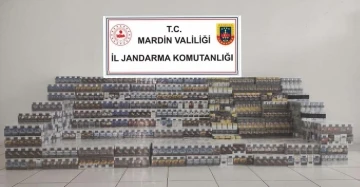 Mardin’de bir araçta 10 bin 130 paket kaçak sigara ele geçirildi
