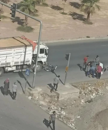 Mardin’de kamyonetle çarpışan bisikletli çocuk yaralandı
