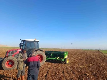 Mardin Ovası’nda buğday ekimi başladı
