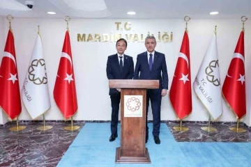 Mardin Valisi, Japonya Büyükelçisi Katsumata Takahiko’yu kabul etti
