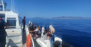 Marmaris’te 19 düzensiz göçmen kurtarıldı
