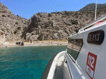 Marmaris’te 22 düzensiz göçmen kurtarıldı
