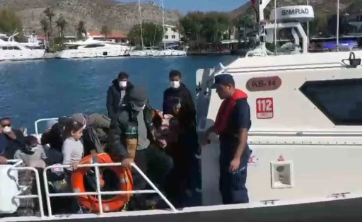 Marmaris’te 5’i çocuk 20 düzensiz göçmen yakalandı
