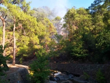 Marmaris’te orman yangını
