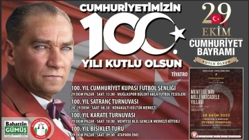 Menteşe Belediyesi’nden Cumhuriyetin 100. yılına özel etkinlikler
